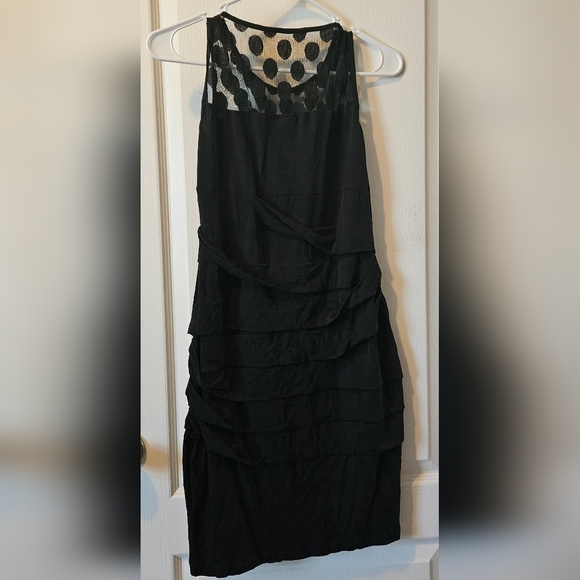 Connected Apparel Womens littlr black dress size M - Picture 4 of 5